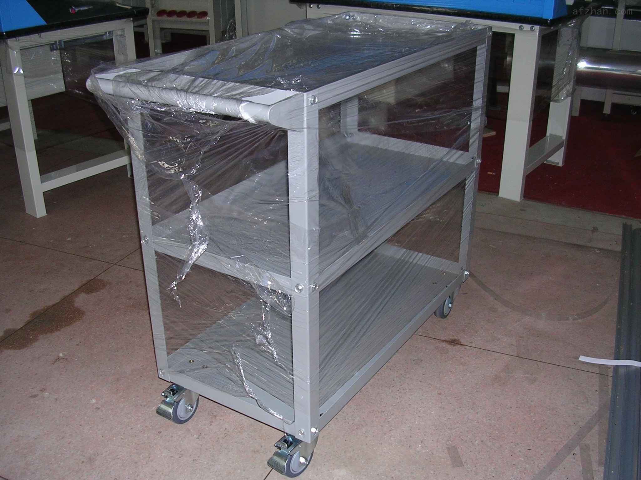 修车车间工具车工具柜手推三层零件车具